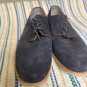 Johnston & Murphy Uptin Nubuck Plain Toe Oxfords
